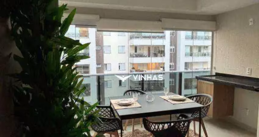 Apartamento para alugar, 50 m² por r$ 4.350,00/mês - jardim aquarius - são josé dos campos/sp
