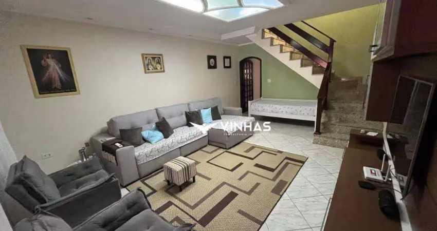 Sobrado com 3 dormitórios à venda, 183 m² por r$ 705.000,00 - residencial bosque dos ipês - são josé dos campos/sp