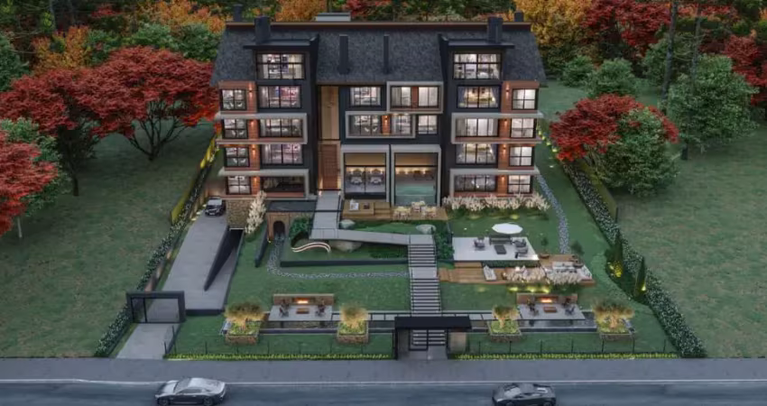 Lindíssimo lançamento no bairro bavária em gramado, apto 2 suítes, 77m²
