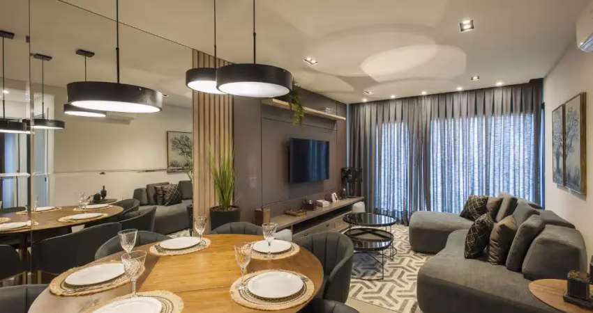 Lindíssimo apartamento mobiliado e decorado, 2 suítes 82m², bavária, gramado.