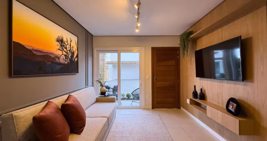 Lindo sobrado mobiliado, com 2 suítes, 83m², vale da montanha