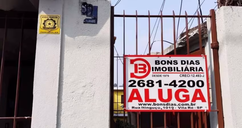 Casa para alugar na Vila Ré, São Paulo: 2 dormitórios, transporte público próximo!