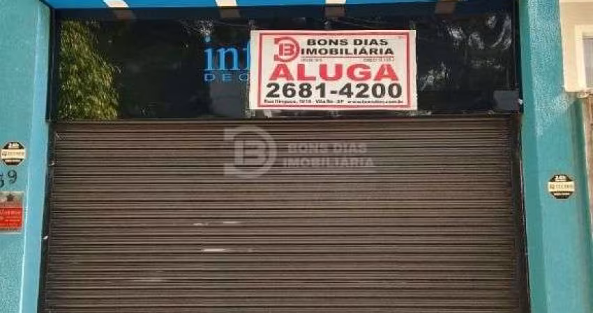 Salão comercial para alugar na Vila Ré, São Paulo - Excelente localização!
