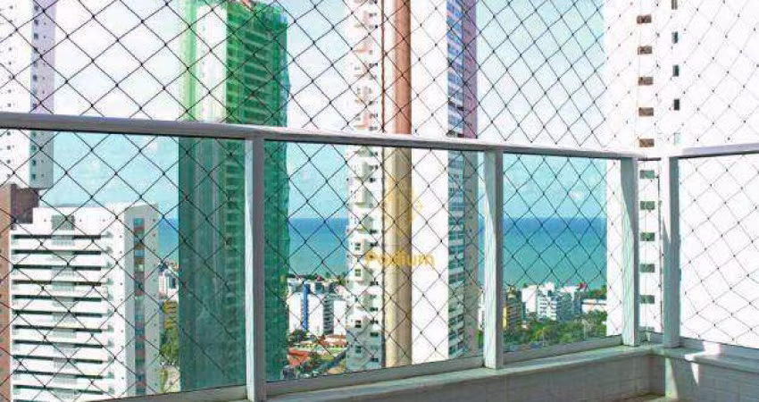Apartamentos com varanda / sacada com vista para o mar no Altiplano - AP0282