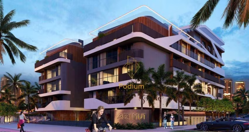 Flats térreo beira mar com área privativa na praia de Intermares- FL0160