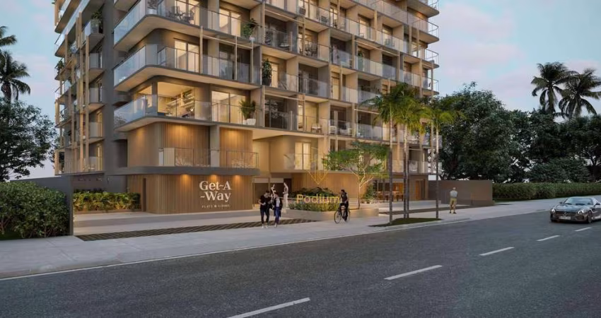 Flats térreo com área privativa em i a 200m da praia de Tambaú - FL0274