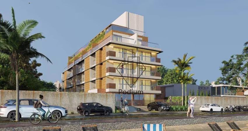 Flats Térreo com área privativa a beira mar da praia de Cabo Branco - FL0288