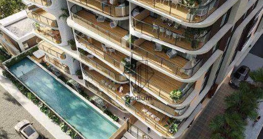 Apartamentos com varanda/sacada a 82 metros da praia de Camboinha/Cabedelo. - AP1525.
