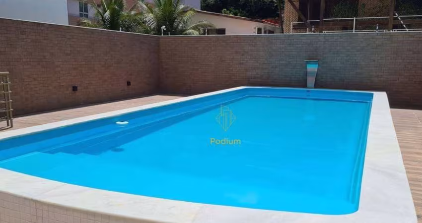 Apartamentos com  área de lazer a 100m da praia do Cabo Branco - AP1364