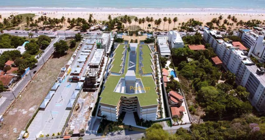 Apartamentos com varanda / sacada  em Condomínio Club a beira mar da praia de Cabo Branco - AP1248