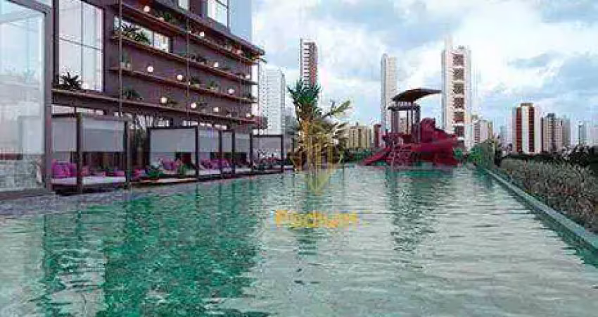 Apartamento com varanda / sacada gourmet integrada no Miramar - AP0348