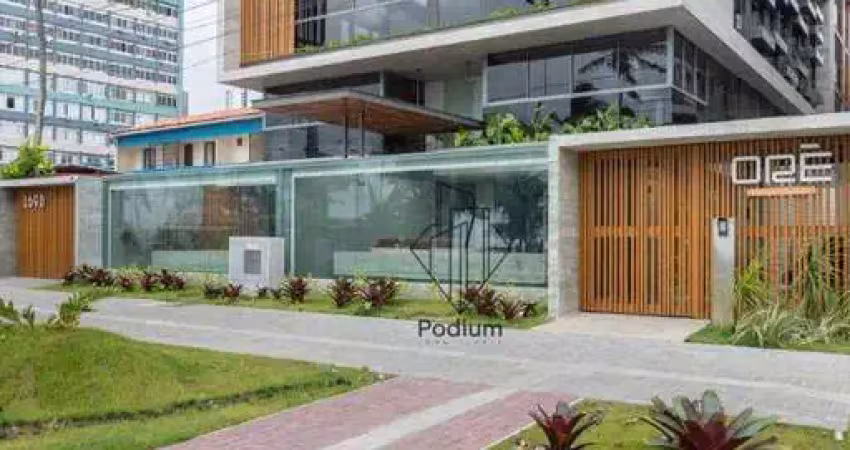 Apartamentos térreo com área privativa e jacuzzi a beira mar da  praia do Cabo Branco - AP0500