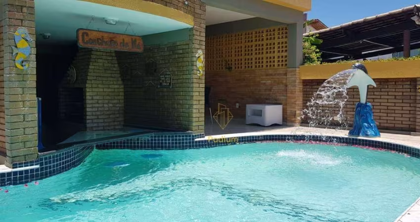 Casa estilo francesa com área de lazer em condomínio fechado no Portal do Sol - CA0041