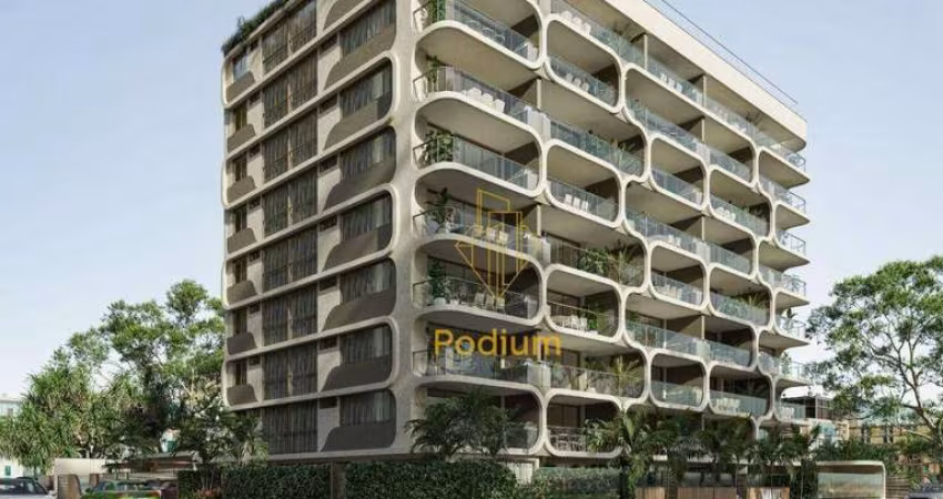 Apartamento térreo com área privativa em L  a 115m da praia de Areia Dourada / Cabedelo - AP1159