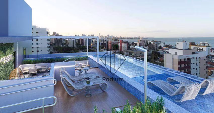 Apartamentos com excelente localização a 350m da praia de Manaíra - AP1835
