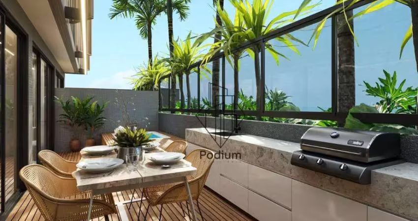 Flats térreo com jacuzzi privativa a beira mar da praia de Intermares - FL0365