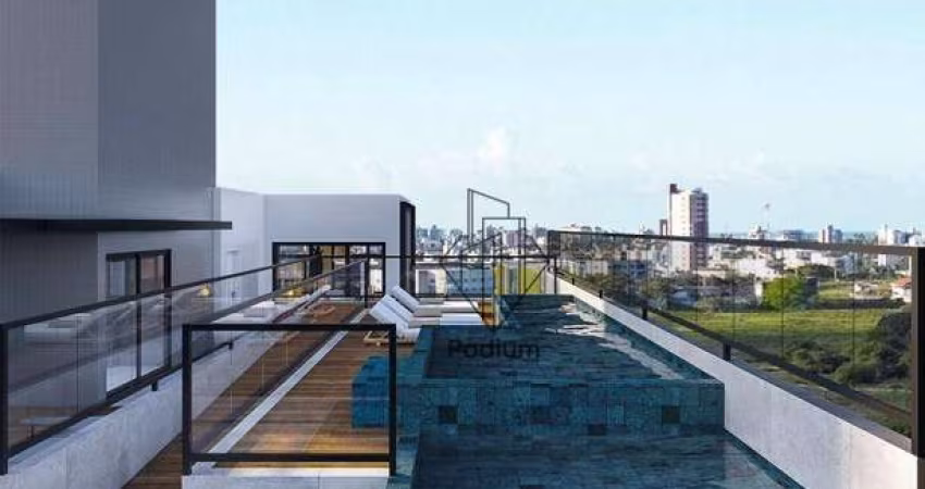 Apartamentos com varanda / sacada gourmet a 450m da praia de Intermares - AP2048