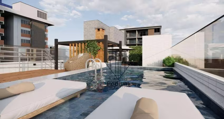 Flats Studio térreo com área privativa  a 200m da praia do Bessa / Jardim Oceania - FL0471