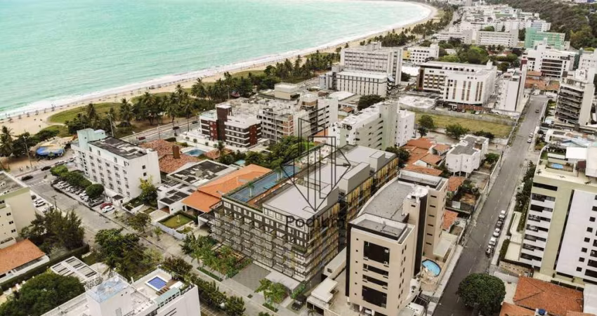 Flats mobiliado com varanda / sacada a 100m da praia do Cabo Branco - FL0485