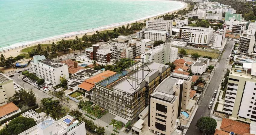 Flats Studio térreo mobiliado a 100m da praia do Cabo Branco - FL0486