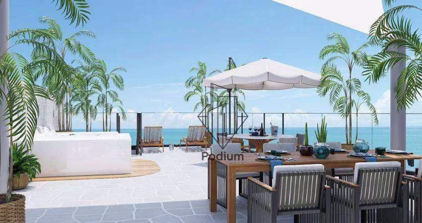 Apartamentos com varanda /sacada a beira mar da praia de Intermares - AP2260