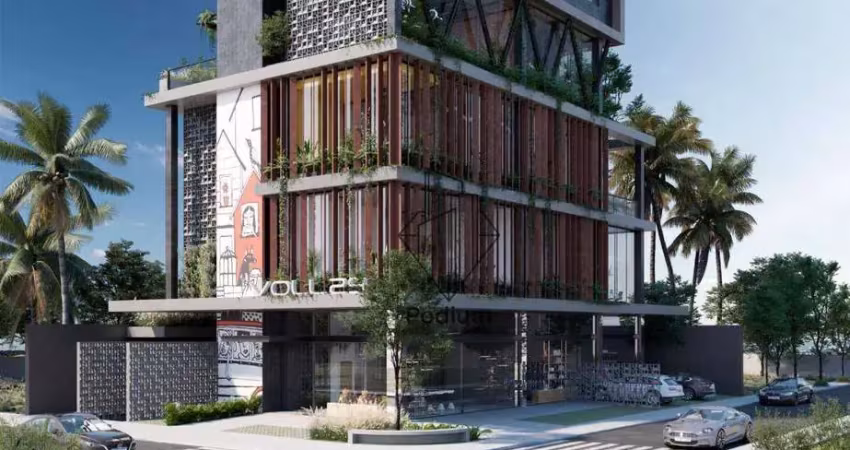 Flats com mezanino e área externa privativa em Manaíra - FL0550