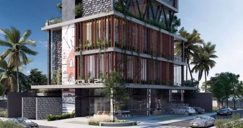 Flats com mezanino e área de lazer completa em Manaíra - FL0551