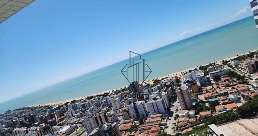 Apartamento de porteira fechada com varanda / sacada e vista para o mar no Altiplano/Cabo Branco -