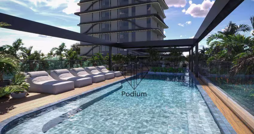 Apartamentos de alto padrão em condomínio Club com varanda / sacada gourmet em  Parque Linear Parahyba I no Jardim Oceania / Bessa - AP2376