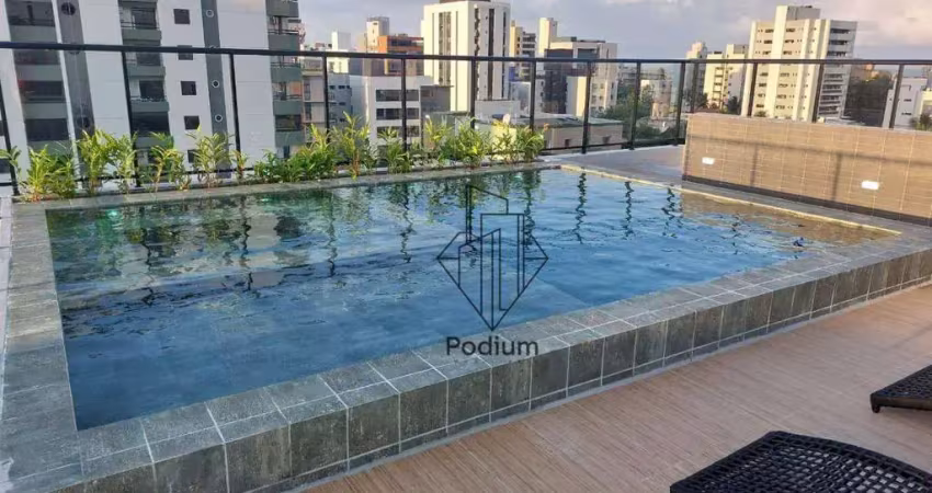Apartamentos com varanda / sacada gourmet a 300m da praia de Intermares -AP2440