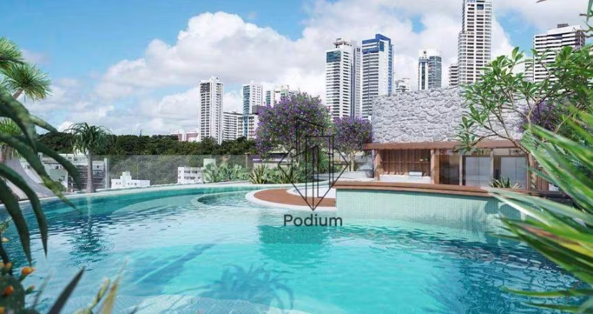 Apartamento à beira mar da praia de Cabo Branco - AP2187