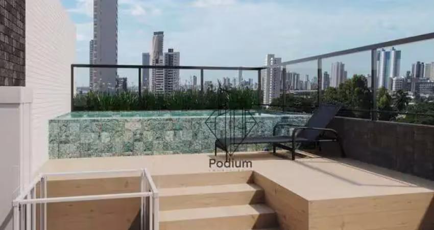 Cobertura Duplex  com jacuzzi privativa e elevador  à 240m da praia do Bessa - CO0310