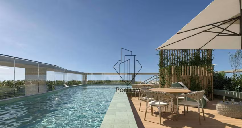 Apartamentos com varanda / sacada em Condominio Club à 115m da praia em Ponta de Campina - AP2517