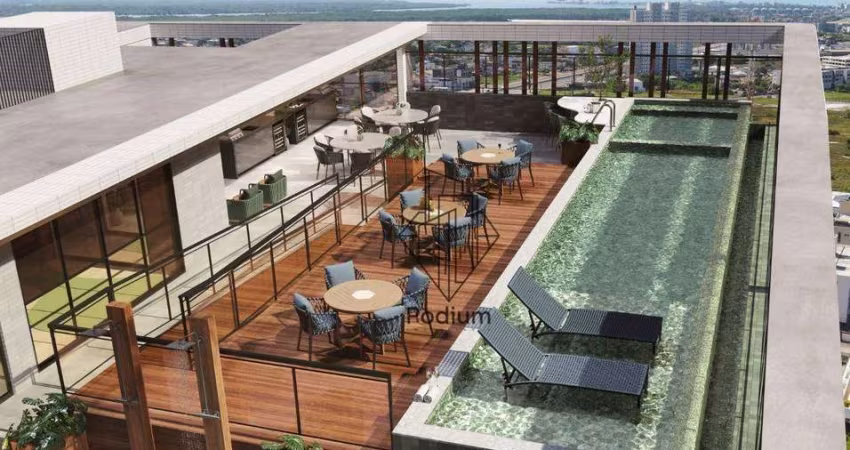 Apartamentos com varanda / sacada aproximadamente á 300m da praia de Intermares - AP2583