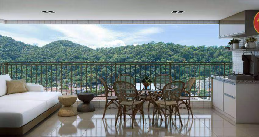 Apartamento com 3 dormitórios à venda, 105 m² por R$ 946.000,00 - Canto do Forte - Praia Grande/SP