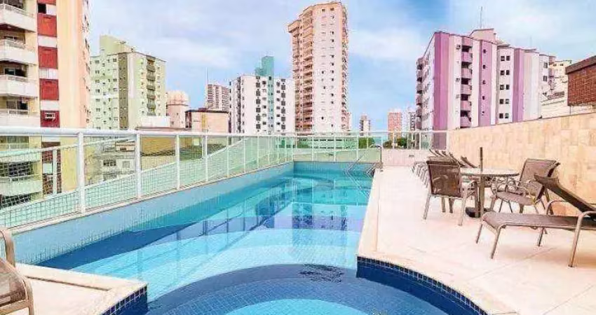Apartamento com 2 quartos à venda, 63 m² por r$ 405.000 - vila guilhermina - praia grande/sp