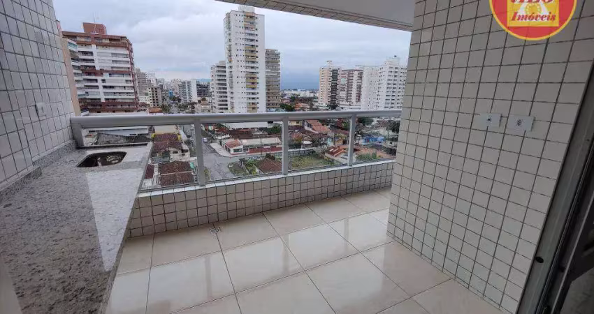 Apartamento com 2 dormitórios à venda, 81 m² por r$ 570.000,00 - vila guilhermina - praia grande/sp