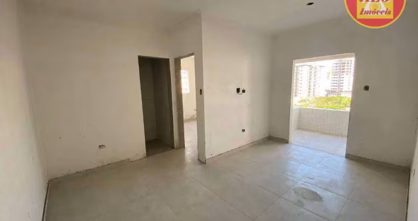 Apartamento com 1 quarto  à venda, 52 m² por r$ 290.000 - aviação - praia grande/sp