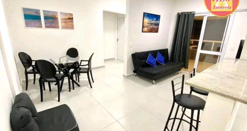 Apartamento com 2 quartos à venda, 70 m² por R$ 500.000 - Vila Guilhermina - Praia Grande/SP