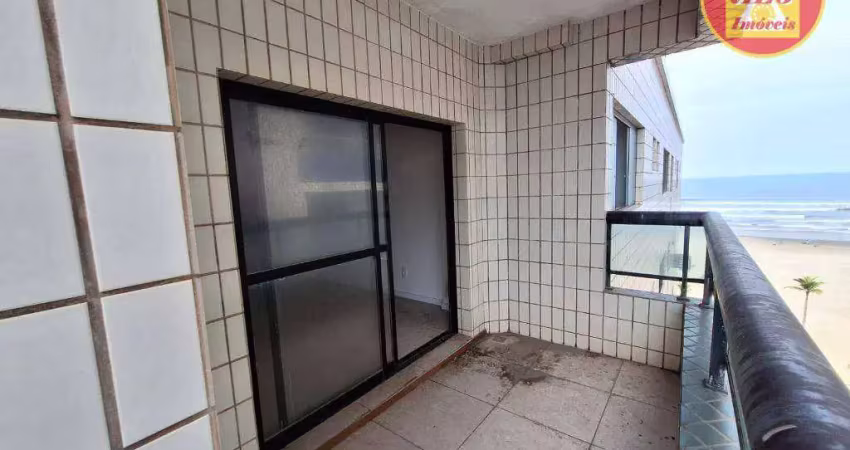 Apartamento vista mar com 2 quartos à venda, 90 m² por r$ 420.000 - vila guilhermina - praia grande/sp