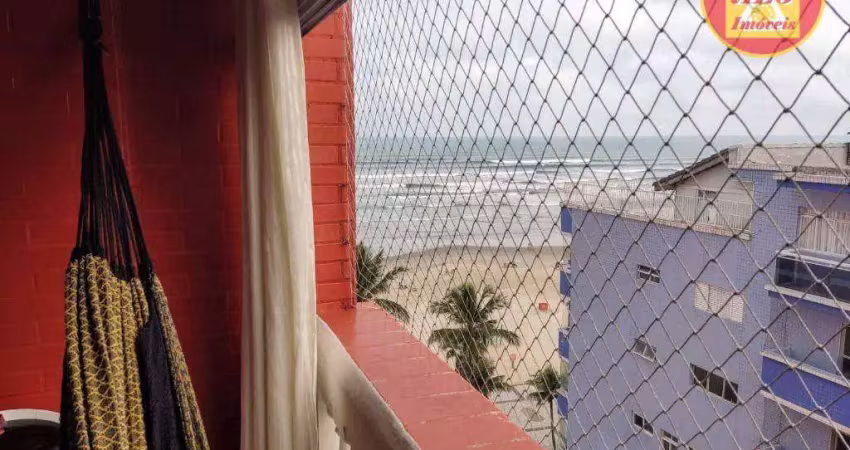 Apartamento vista mar com 2 quartos à venda, 82 m² por r$ 380.000 - vila tupi - praia grande/sp
