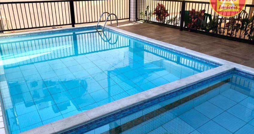 Apartamento com 2 dormitórios para alugar, 75 m² por R$ 2.782,52/mês - Tupi - Praia Grande/SP