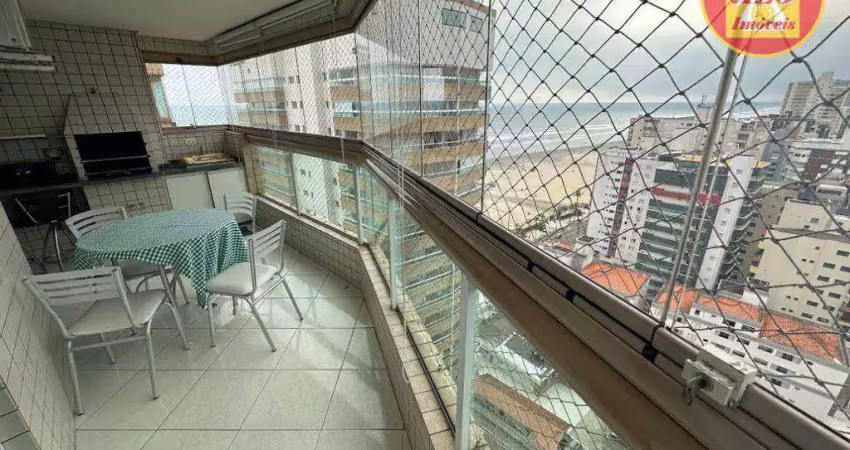 Apartamento vista mar com 2 quartos à venda, 100 m² por r$ 600.000 - aviação - praia grande/sp