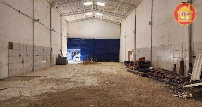 Galpão para alugar, 300 m² por R$ 10.000,00/mês - Jardim Quietude - Praia Grande/SP