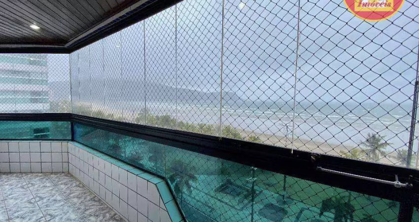 Apartamento frente mar com 3 quartos à venda, 187 m² por R$ 1.550.000 - Canto do Forte - Praia Grande/SP