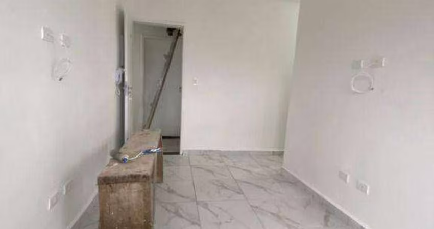 Apartamento com 2 quartos para alugar, 50 m² por R$ 1.100/mês - Balneário Esmeralda - Praia Grande/SP