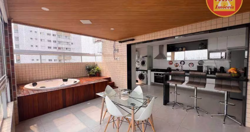 Apartamento com 3 quartos à venda, 130 m² por r$ 1.620.000 - vila guilhermina - praia grande/sp
