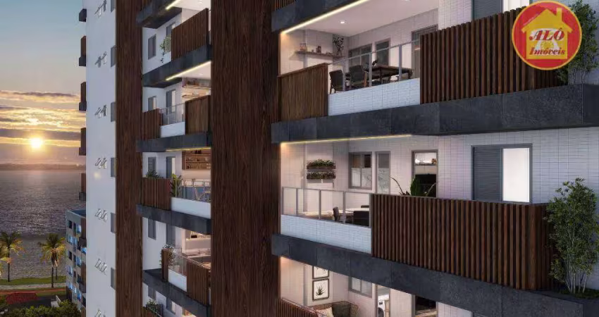 Apartamento com 2 quartos à venda, 68 m² por r$ 579.900 - vila guilhermina - praia grande/sp