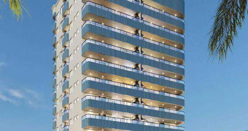 Apartamento com 2 dormitórios à venda, 53 m² por R$ 430.000,00 - Maracanã - Praia Grande/SP