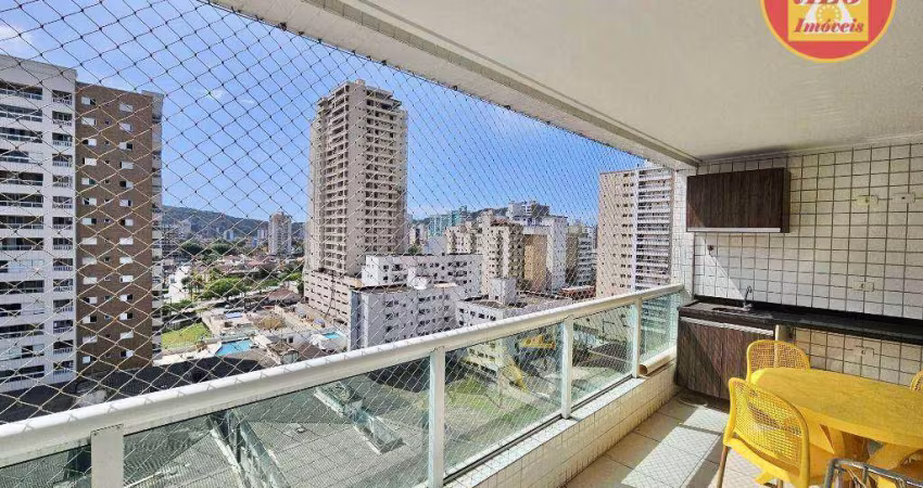 Apartamento com 2 quartos à venda, 84 m² por R$ 682.000 - Canto do Forte - Praia Grande/SP